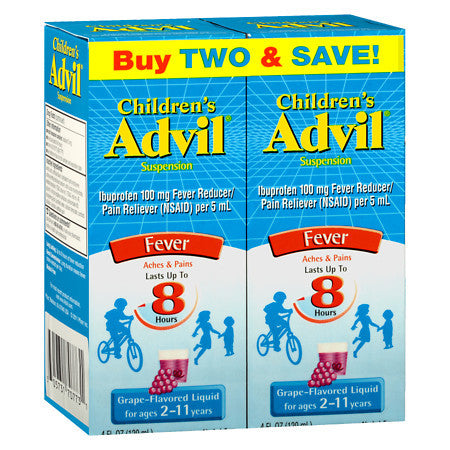 Children's Advil 布洛芬退烧止痛口服液/葡萄