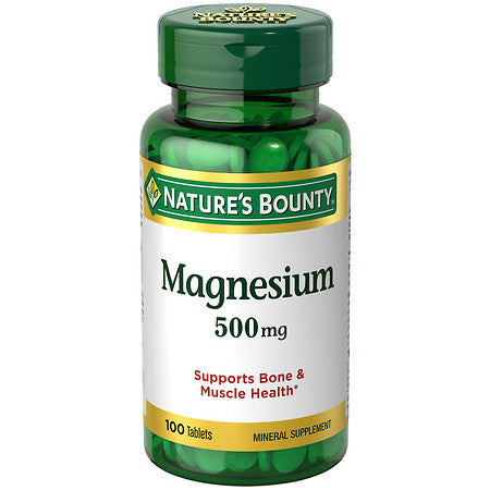 自然之宝Nature's Bounty镁营养片500毫克100粒