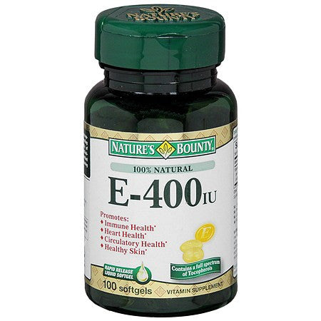 自然之宝NatureBounty天然维生素E软胶囊-改善卵巢功能