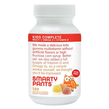 Smarty Pants儿童多种维生素+omega3+VD软糖 120粒