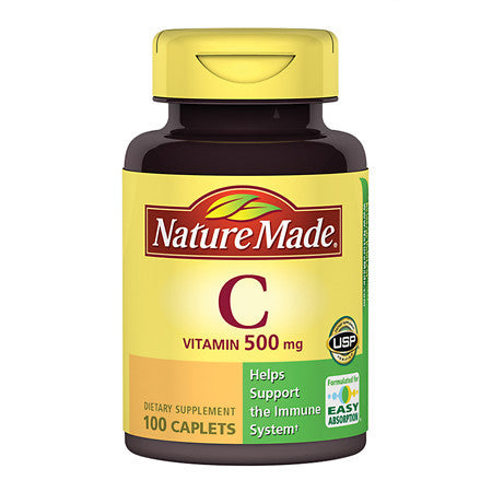 天然维生素C 美国Nature Made维C 500mg 100粒片剂