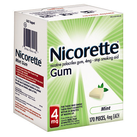 Nicorette 尼古丁戒烟糖