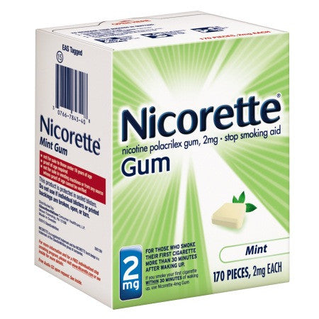 Nicorette 尼古丁戒烟糖