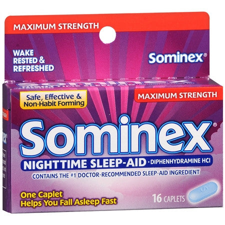 Sominex盐酸苯海拉明片剂片剂