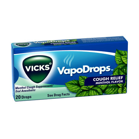 Vicks VapoDrops润喉糖有效缓解喉痛鼻塞 车厘子味