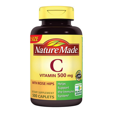 天然维生素C 美国Nature Made维C 500mg 500粒片剂