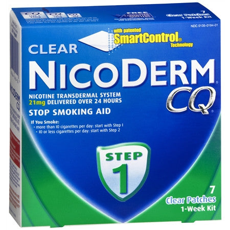 NicoDerm CQ 1阶段 21mg 7贴