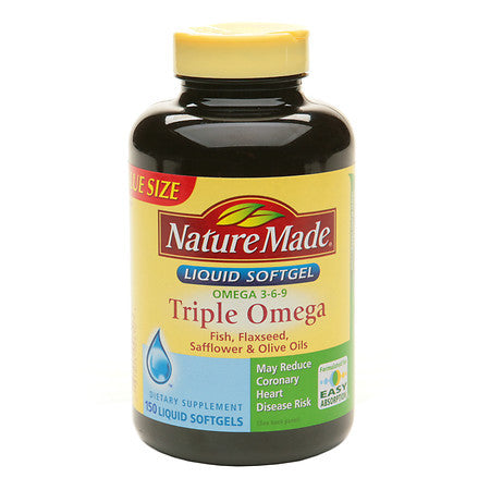 莱萃美Nature Made欧米伽-3液体软胶囊膳食补充剂