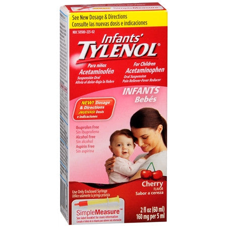 泰诺（TYLENOL）樱桃味婴幼儿乙酰氨基酚口服混悬剂