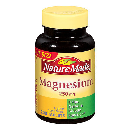 莱萃美Nature Made 高蛋白矿物质镁250mg 200粒