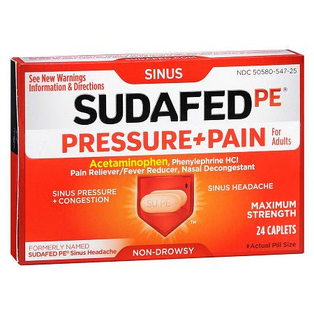 Sudafed PE超强强度镇痛片