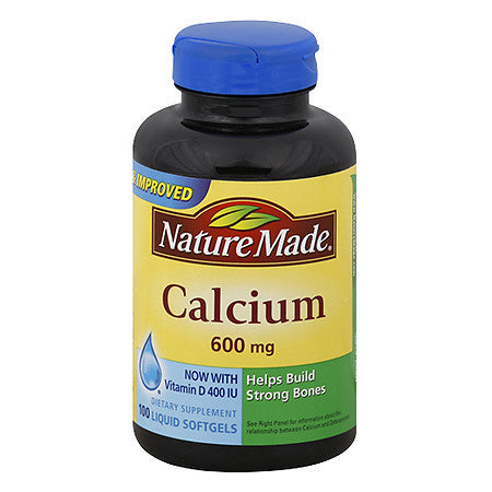 莱萃美Nature Made液体钙VD 软胶囊100粒 