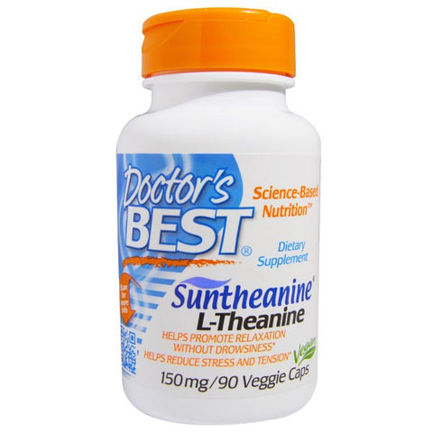 Doctor s Best Suntheanine L-茶氨酸150mg90粒舒缓压力