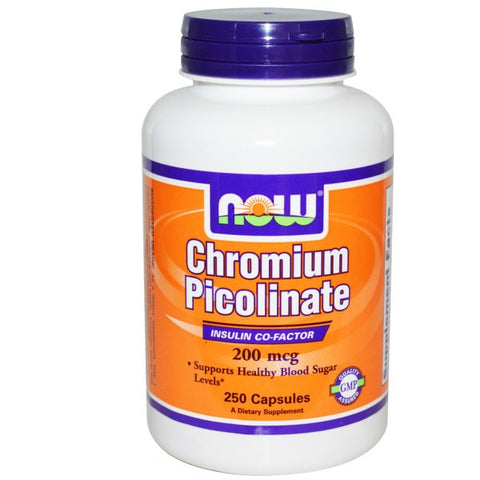 Now Foods Chromium Picolinate 吡啶甲酸铬 控血糖250粒