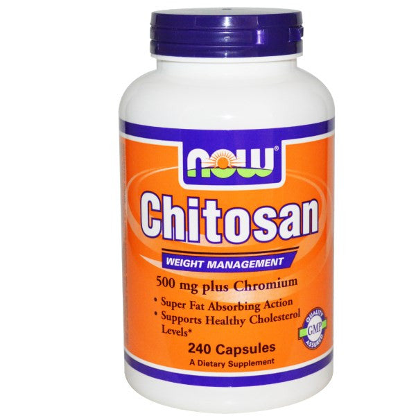 Now Foods Chitosan壳聚糖 甲壳素 含铬 500mg 240粒