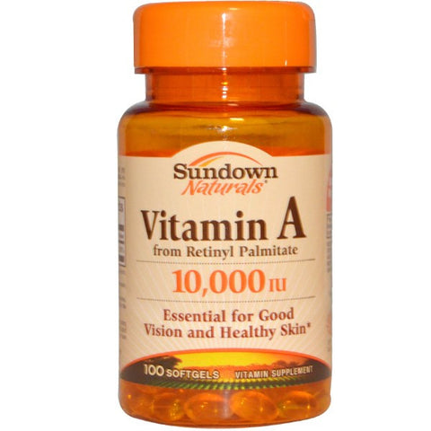 Rexall Sundown Naturals善堂维他命A 10,000 IU 100片